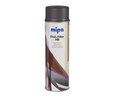 MIPA Etch plnič HB tmavosivý 500 ml, hrubovrstvový základovací plnič v spreji   